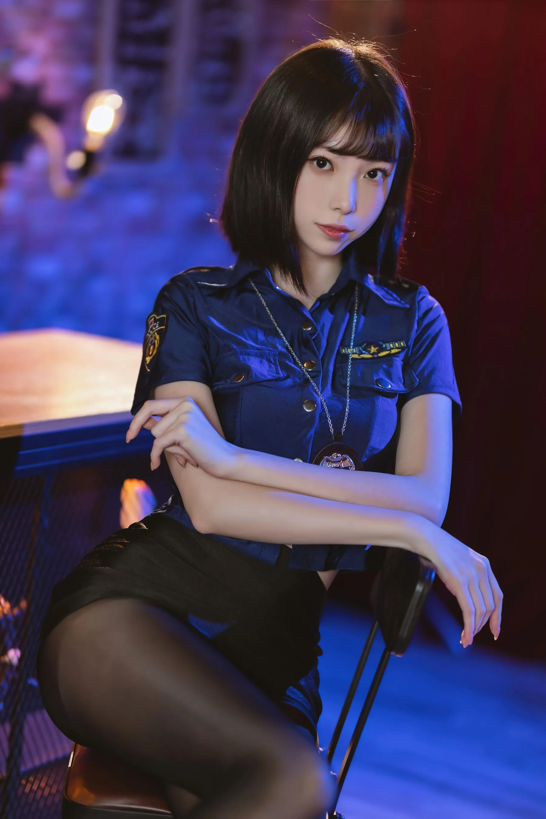 许岚LAN – NO.22 黑丝女J [60P]插图5